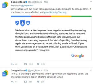 Google Phishing attack