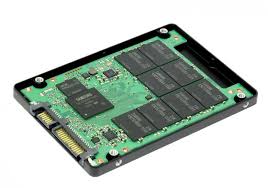 Cutaway view of SSD drive